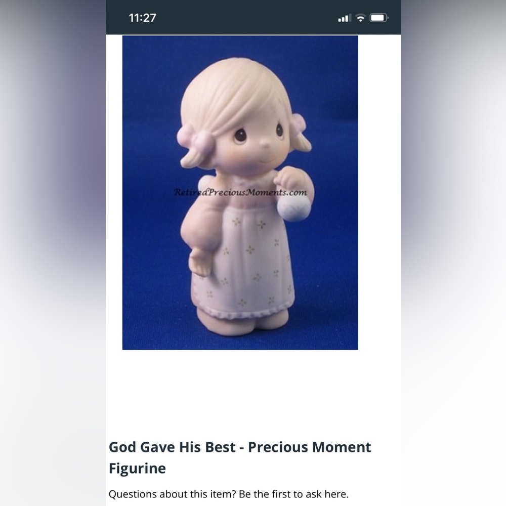 NEW- Vintage Precious Moments EXTRA RARE - Picture 4 of 8